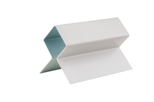 Profil coin extérieur symétrique CEDRAL LAP relief C05 Gris platine en 3m00